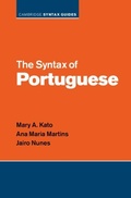 Cover: The Syntax of Portuguese - Cambridge University Press