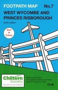Abbildung von: Footpath Map No. 7 West Wycombe and Princes Risborough - Chiltern Society