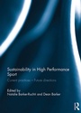 Cover: Sustainability in high performance sport - Routledge