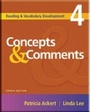 Cover: Reading and Vocabulary Development 4: Concepts & Comments - Cengage ELT