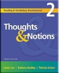 Cover: Reading and Vocabulary Development 2: Thoughts & Notions - Cengage ELT