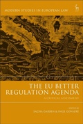 Cover: The EU Better Regulation Agenda - Hart Publishing