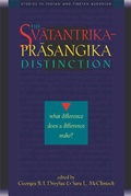 Cover: Svatantrika-Prasangika Distinction - Wisdom Publications,U.S.