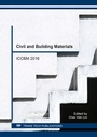 Cover: Civil and Building Materials - Trans Tech Publications Ltd