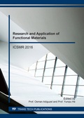 Cover: Research and Application of Functional Materials - Trans Tech Publications Ltd