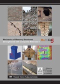Cover: Mechanics of Masonry Structures Strengthened with Composite Materials II - Trans Tech Publications Ltd