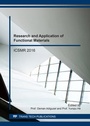 Cover: Research and Application of Functional Materials - Trans Tech Publications Ltd