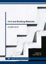 Cover: Civil and Building Materials - Trans Tech Publications Ltd