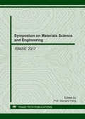 Cover: Symposium on Materials Science and Engineering - Trans Tech Publications Ltd