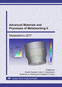 Enlarge image Cover: Advanced Materials and Processes of Metalworking II - Trans Tech Publications Ltd