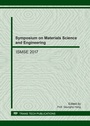 Cover: Symposium on Materials Science and Engineering - Trans Tech Publications Ltd