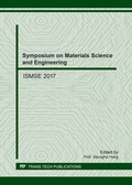 Cover: Symposium on Materials Science and Engineering - Trans Tech Publications Ltd