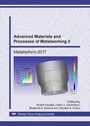 Cover: Advanced Materials and Processes of Metalworking II - Trans Tech Publications Ltd