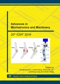 Cover: Advances in Mechatronics and Machinery - Trans Tech Publications Ltd