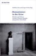 Cover: 'Humanismus' in der Krise - De Gruyter