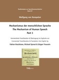 Cover: Mechanismus der menschlichen Sprache Part 1 - TUDpress