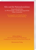 Cover: Klio und die Nationalsozialisten - Harrassowitz Verlag