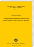 Cover: Daoist perspectives on knowing the future - Harrassowitz Verlag