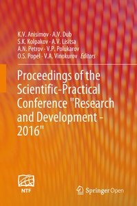 Abbildung von: Proceedings of the Scientific-Practical Conference "Research and Development - 2016" - Springer