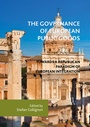 Cover: The Governance of European Public Goods - Palgrave Macmillan