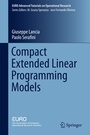 Cover: Compact Extended Linear Programming Models - Springer