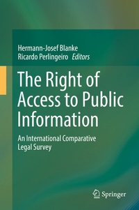 Abbildung von: The Right of Access to Public Information - Springer