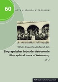 Cover: Biographischer Index der Astronomie / Biographical Index of Astronomy - AVA