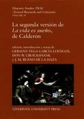 Cover: La segunda version de 'La vida es sueno', de Calderon - Liverpool University Press