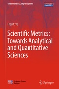 Cover: Scientific Metrics: Towards Analytical and Quantitative Sciences - Springer
