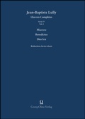 Cover: Miserere, Benedictus, Dies Irae - Georg Olms Verlag