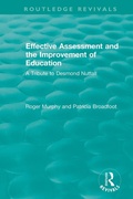 Cover: Effective Assessment and the Improvement of Education - Routledge