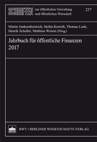 Abbildung von: Jahrbuch für öffentliche Finanzen (2017) - Berliner Wissenschafts-Verlag