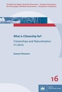 Cover: What is Citizenship for? - Berliner Wissenschafts-Verlag