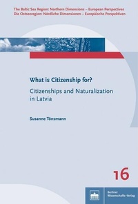 Enlarge image Cover: What is Citizenship for? - Berliner Wissenschafts-Verlag