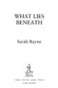 Cover: What Lies Beneath - Simon + Schuster LLC