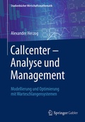 Cover: Callcenter - Analyse und Management - Springer Gabler
