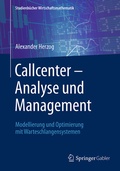 Cover: Callcenter - Analyse und Management - Springer Gabler