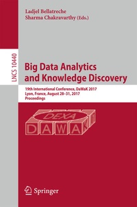 Enlarge image Cover: Big Data Analytics and Knowledge Discovery - Springer