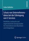 Cover: Schutz von Unternehmensdaten bei der Erbringung von E-Services - Springer Gabler