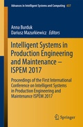 Cover: Intelligent Systems in Production Engineering and Maintenance - ISPEM 2017 - Springer