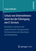 Cover: Schutz von Unternehmensdaten bei der Erbringung von E-Services - Springer Gabler