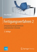 Cover: Fertigungsverfahren 2 - Springer Vieweg