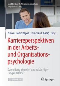 Abbildung von: Karriereperspektiven in der Arbeits- und Organisationspsychologie - Springer