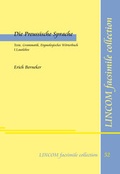 Cover: Die Preussische Sprache - LINCOM GmbH