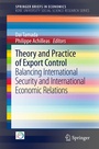 Cover: Theory and Practice of Export Control - Springer
