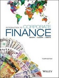 Enlarge image Cover: Introduction to Corporate Finance - Wiley