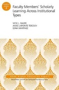 Cover: Faculty Members' Scholarly Learning Across Institutional Types, AEHE 43:2 - Wiley