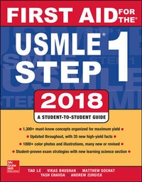 Enlarge image Cover: First Aid for the USMLE Step 1 2018 - McGraw-Hill Education