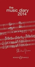 Cover: Music Diary , UK, 2014 - Boosey & Hawkes Music Publishers Ltd