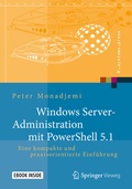 Cover: Windows Server-Administration mit PowerShell 5.1 - Springer Vieweg